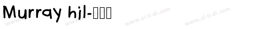 Murray hil字体转换
